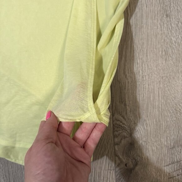 Athleta Girl Tank Top Size XL/14 Layered Top Yellow XL - Picture 3 of 7